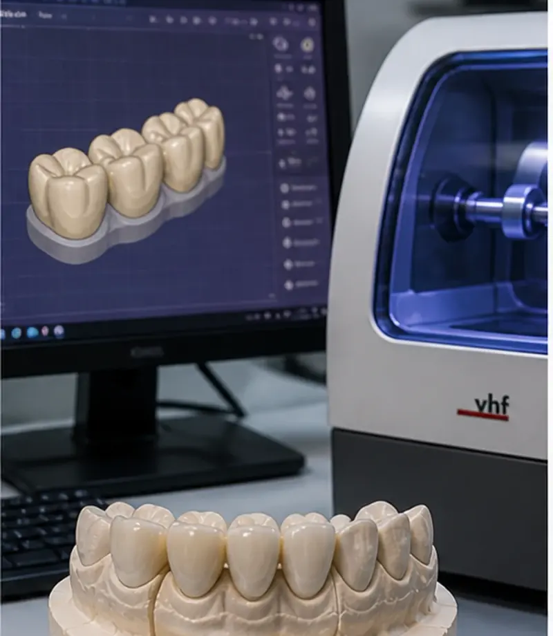 Flusso digitale per progettazione odontotecnica e dispositivi su misura