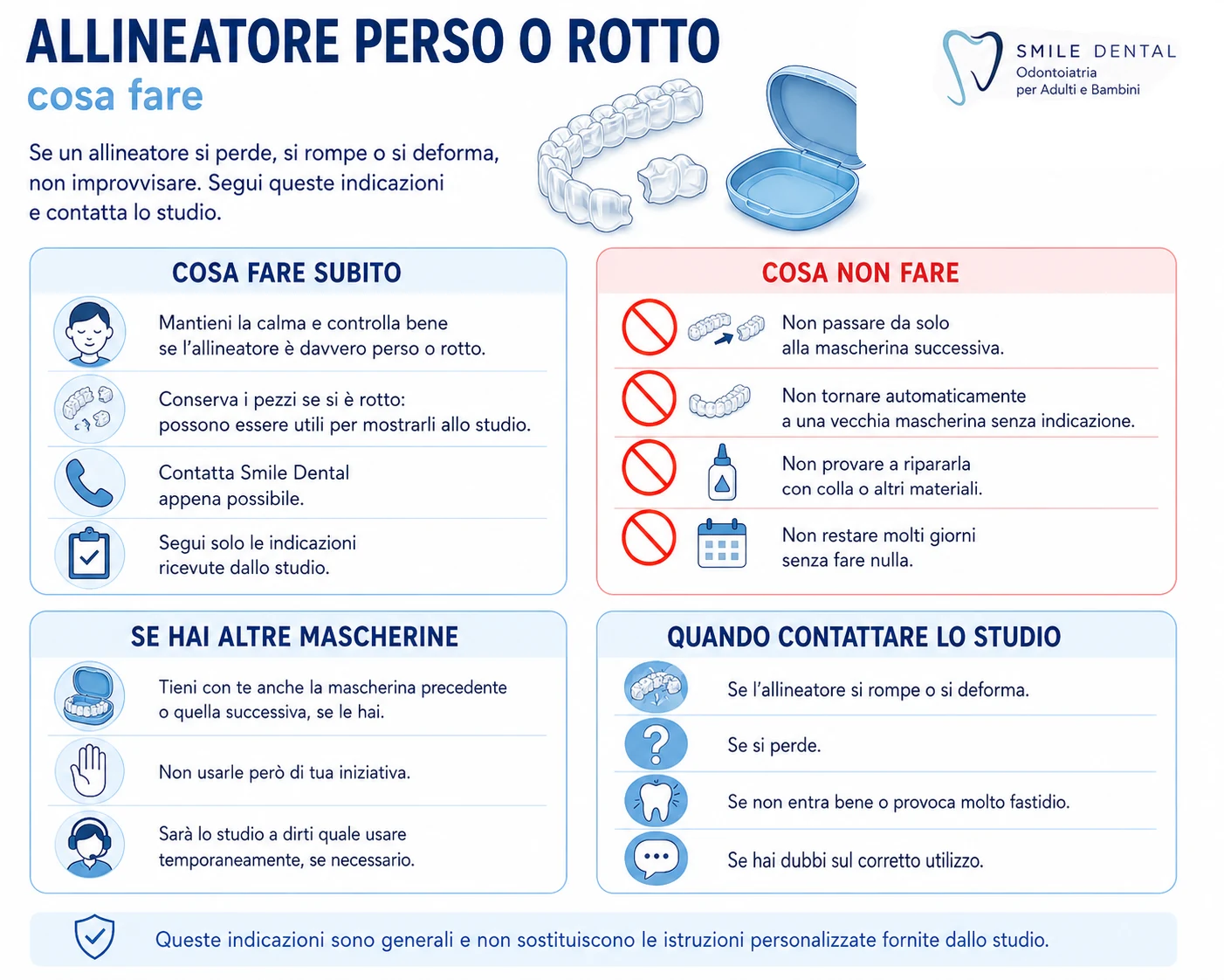 Allineatore perso o rotto